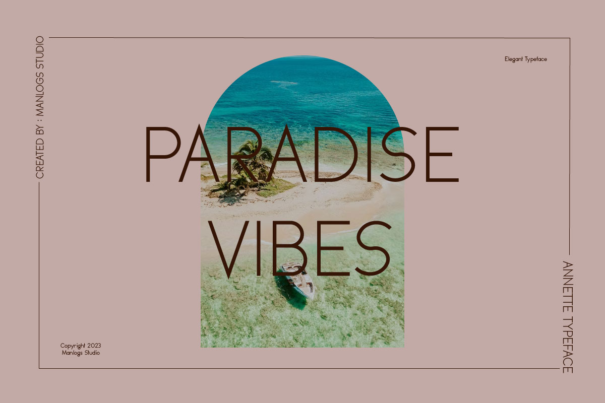 paradise vibes preview annette font 08 8