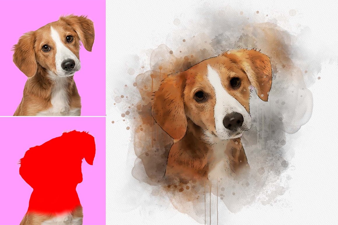 pet watercolor painting 03 122