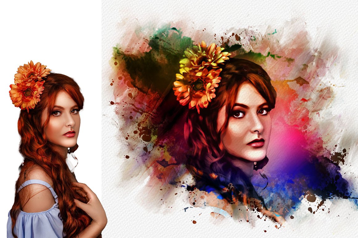 photoshop photo effect template 4 300