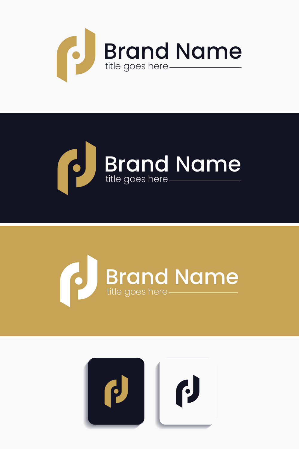 Letter Logo Design and P Letter Alphabet Modern and Creative pinterest preview image.