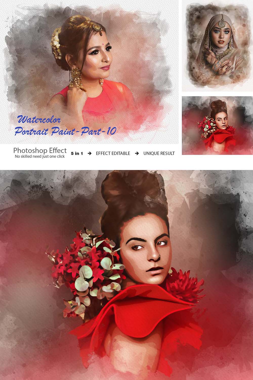 Photoshop Photo effect pinterest preview image.