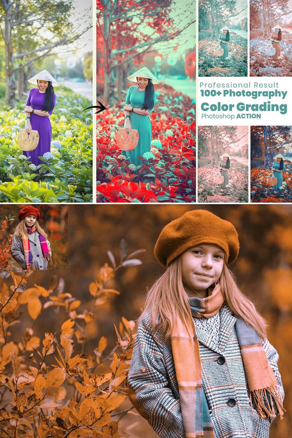 100+ Photography Color Grading pinterest preview image.