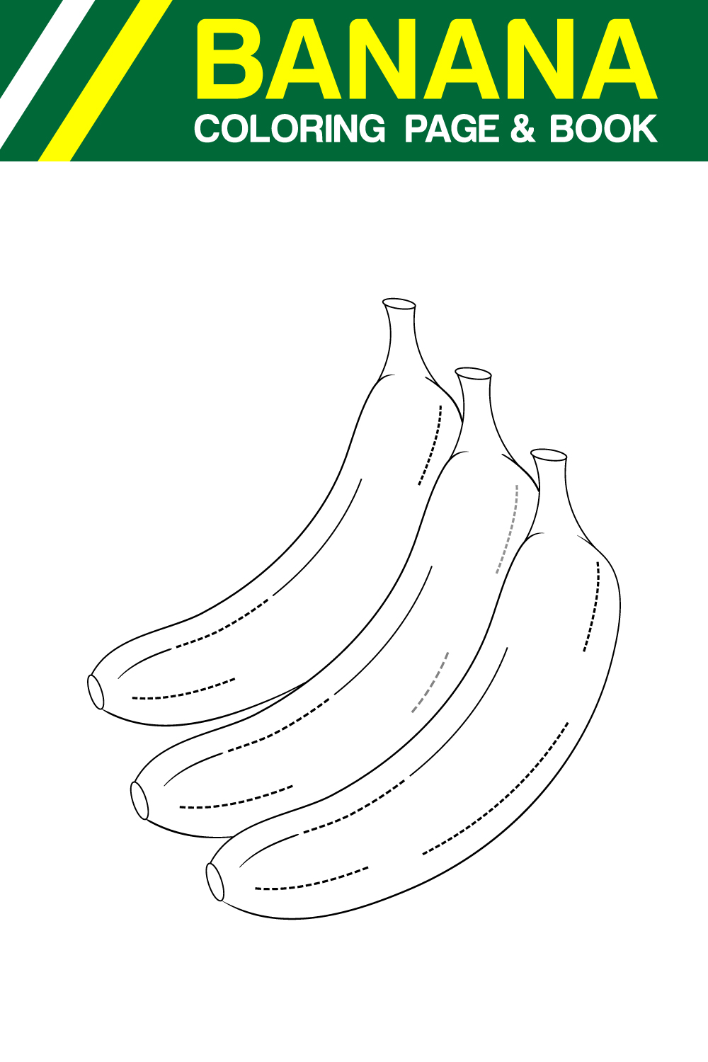 banana line drawing vector illustration pinterest preview image.