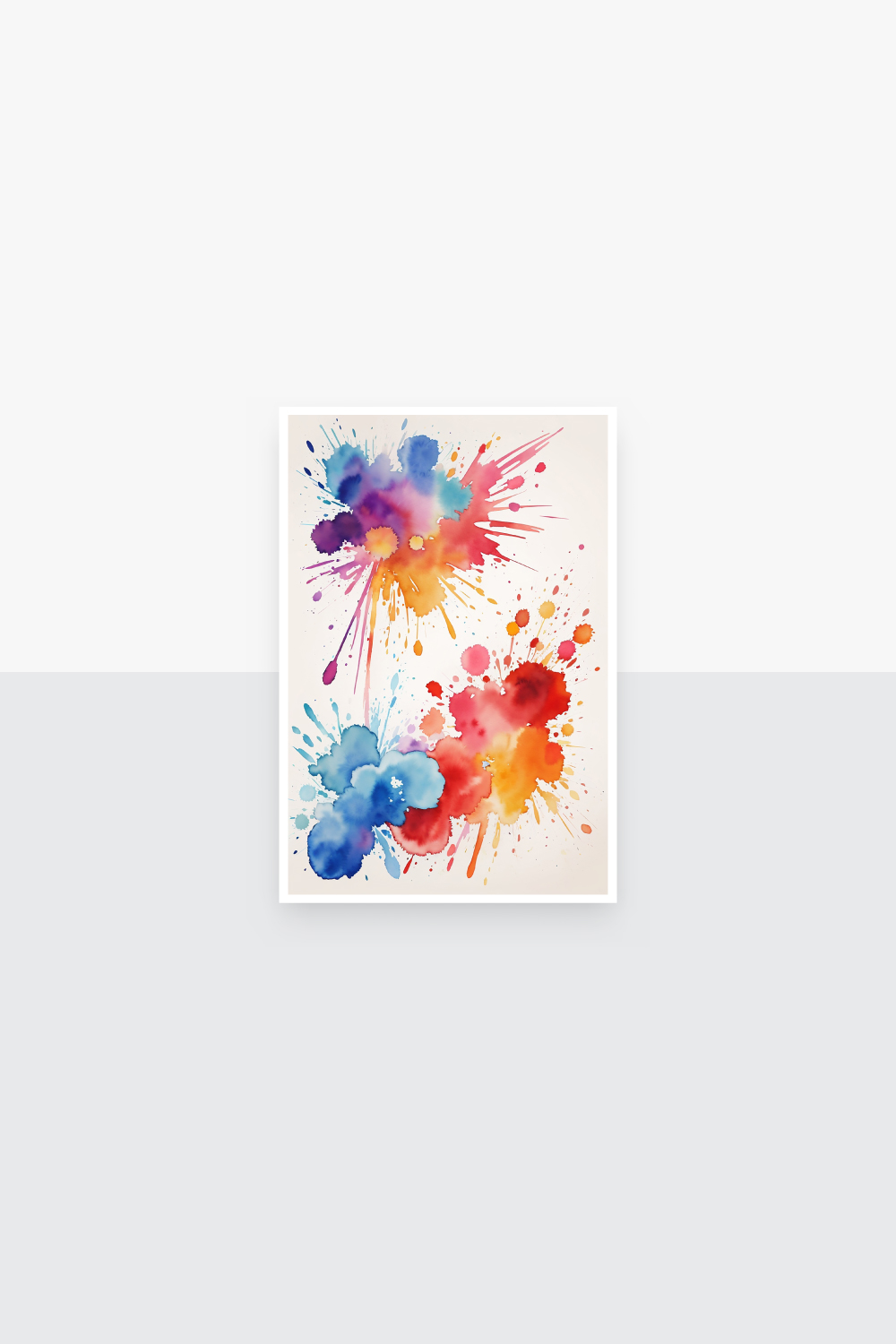 Abstract watercolor splash and stains watercolor png pinterest preview image.