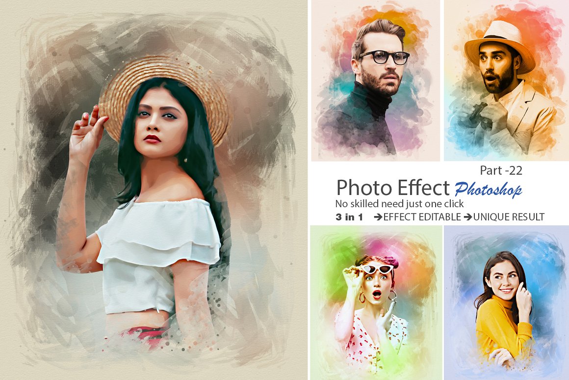 portrait photos painting template 103