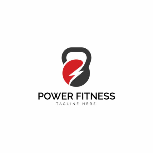 Power Fitness Logo Template cover image.