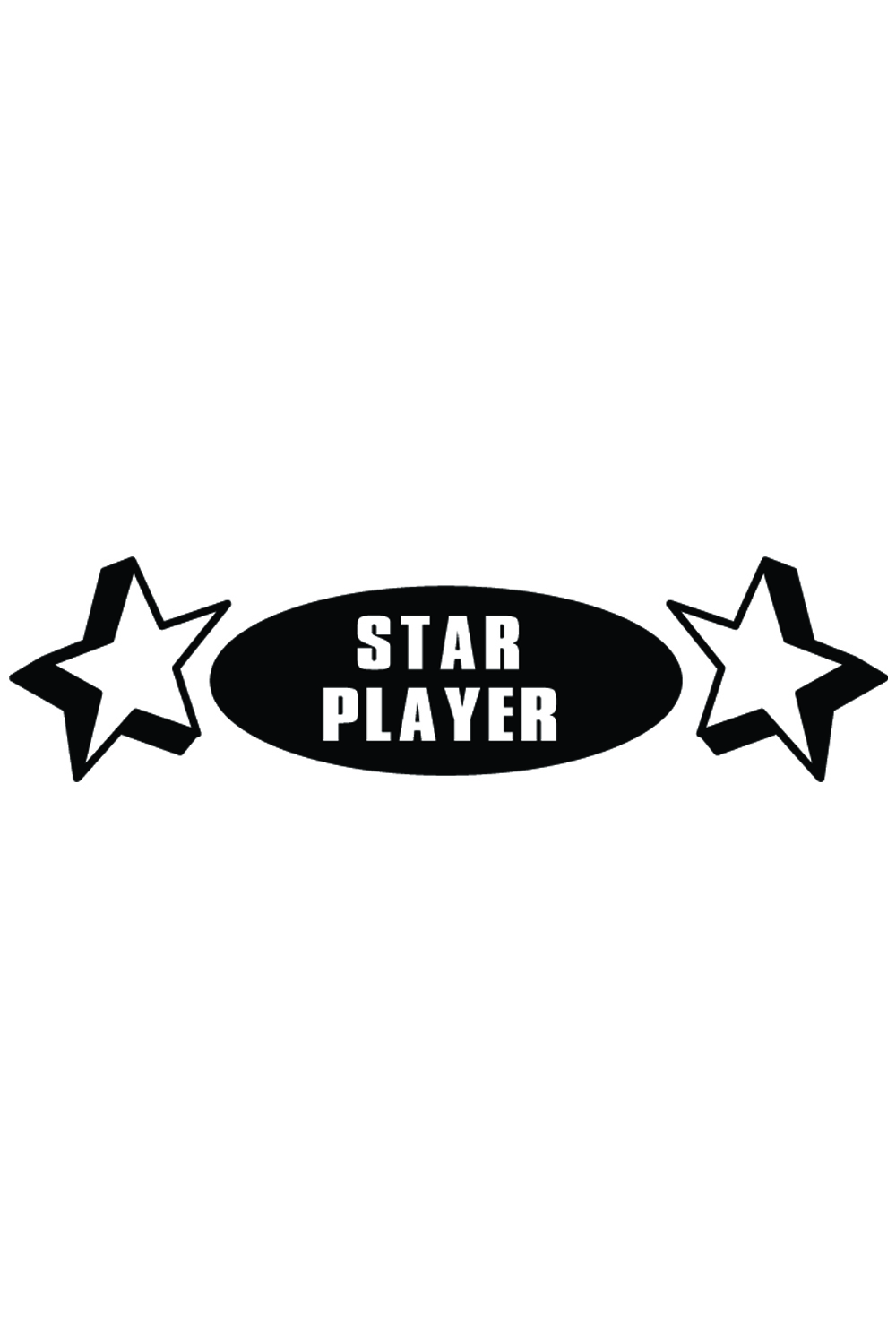 Star Player T Shirt pinterest preview image.