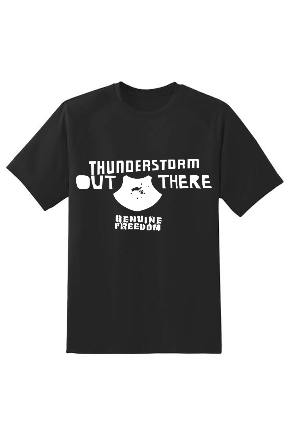 thunderstorm out there T Shirt pinterest preview image.