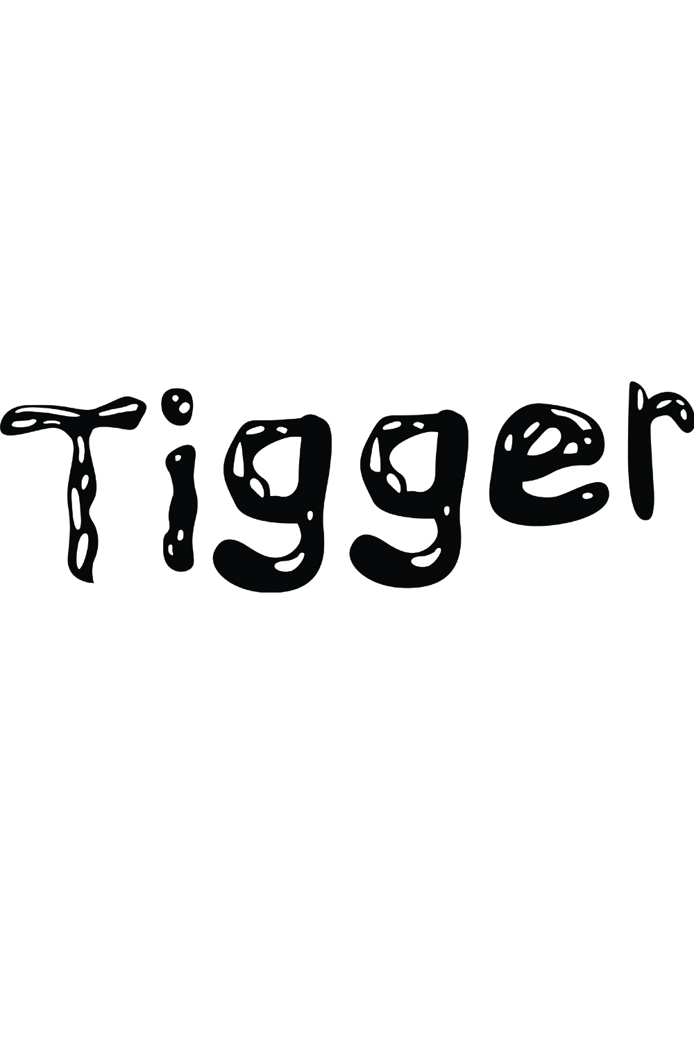 Tigger T Shirt pinterest preview image.