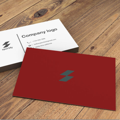 Minimal Business card cover image.