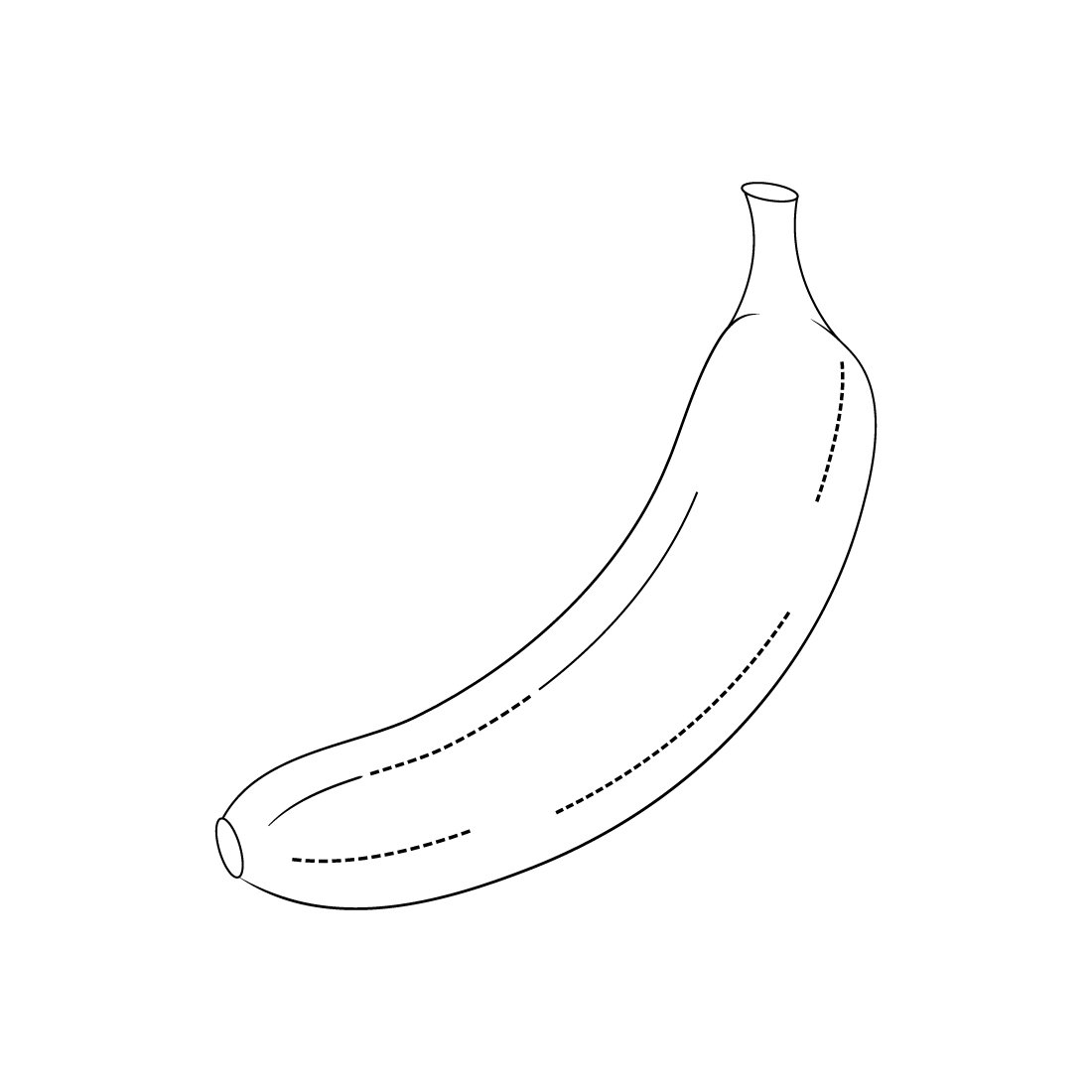Banana Fruits Coloring Page And Book cover image.