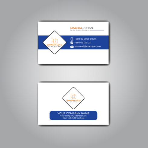 PROFESSIONAL BUSINESS CARD Template cover image.