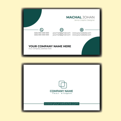 BUSINESS CARD Template cover image.