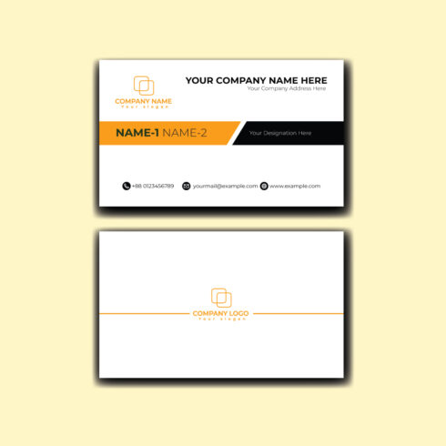 BUSINESS CARD Template cover image.