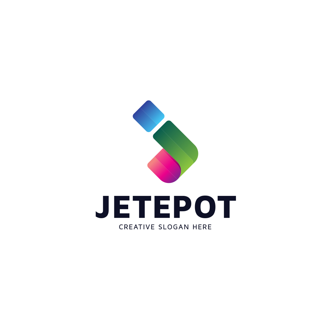 J Letter Logo Design Template preview image.