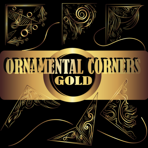 ornamental gold corners cover image.