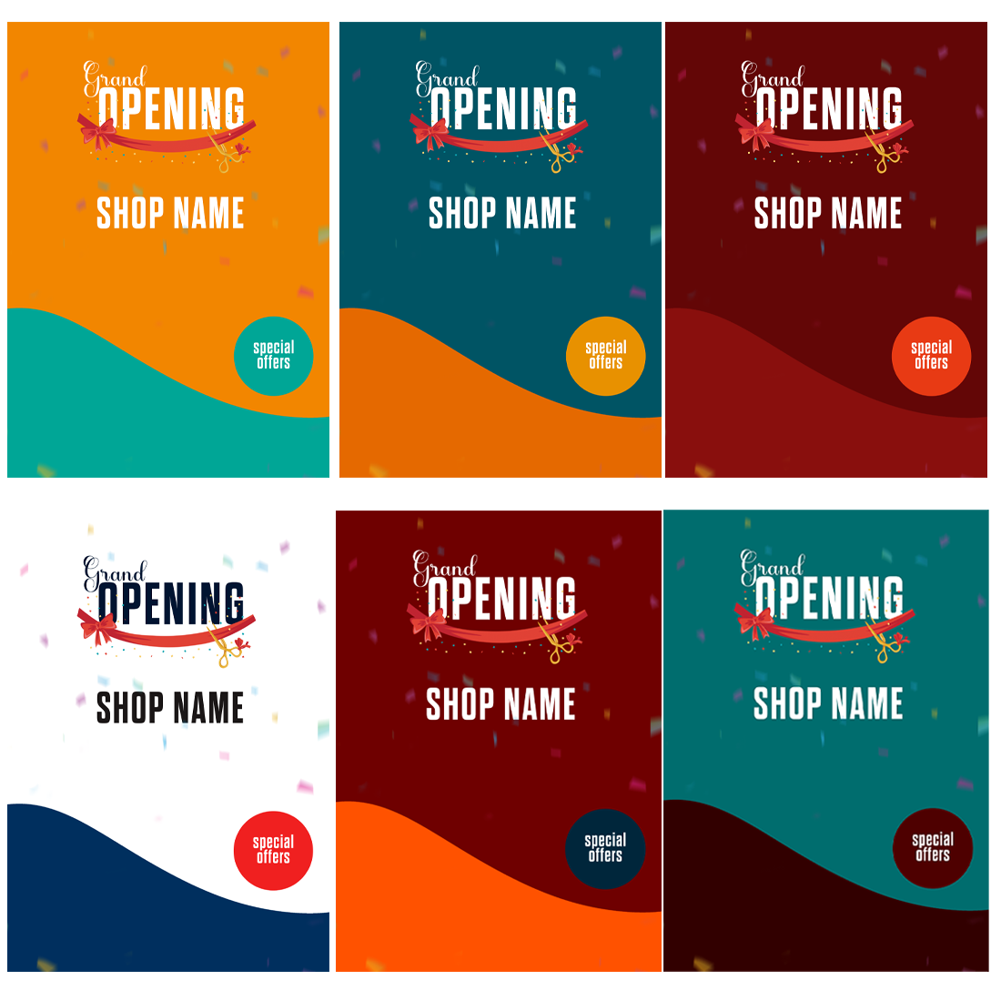 GRAND OPENING TEMPLATES preview image.