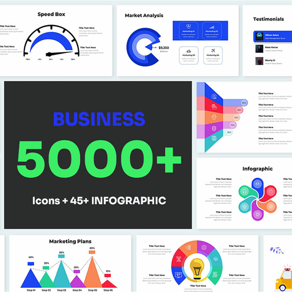 Business Arm Infographic Presentation Template