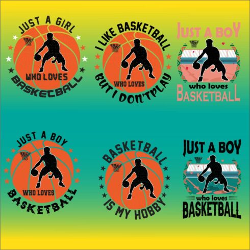 T-shirt Hockey Basketball design cover image.