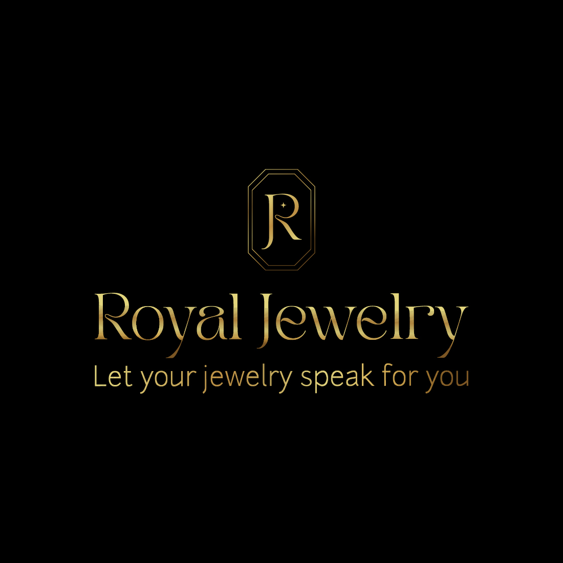 R logo, Jewelry logo, Royal Jewelry logo preview image.