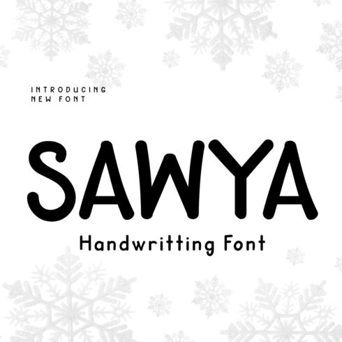 SAWYA | Handwriting Display cover image.