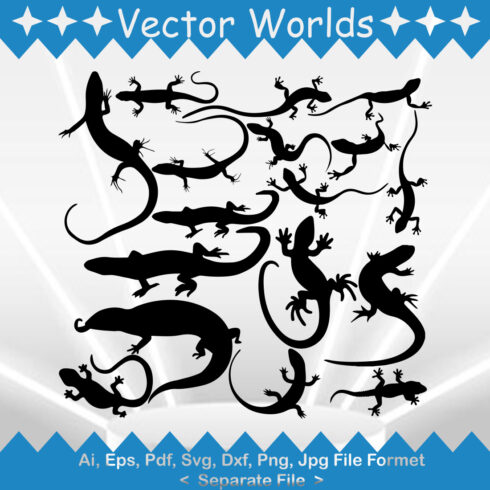 Skink SVG Vector Design cover image.