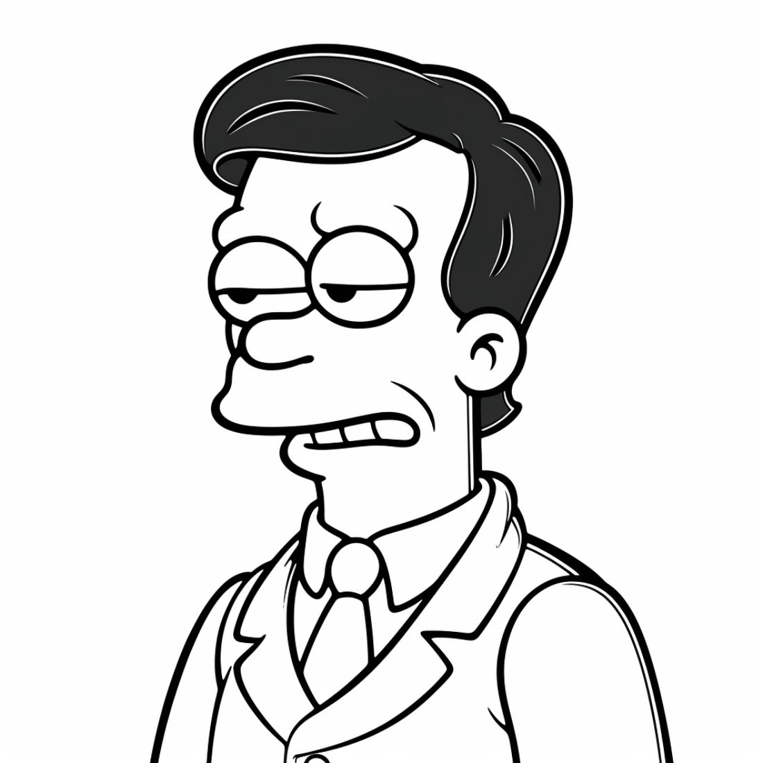 simpsons coloring pages 1 235
