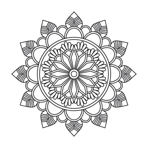 Spirtual Floral Mandalas Design Template cover image.