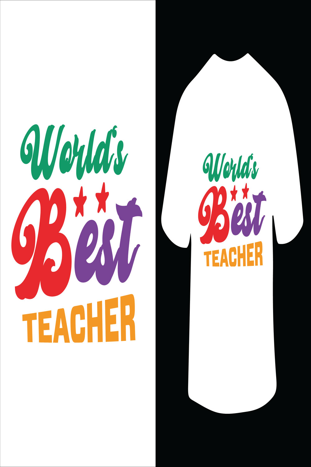 Teachers day T shirt pinterest preview image.