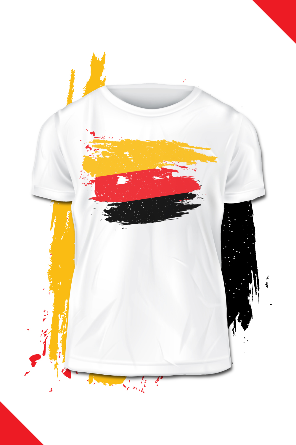 Germany Brush T-shirt design pinterest preview image.