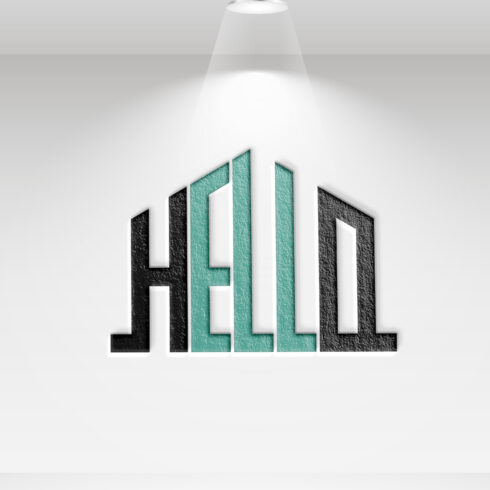 HELLO Logo and t-shirt design cover image.
