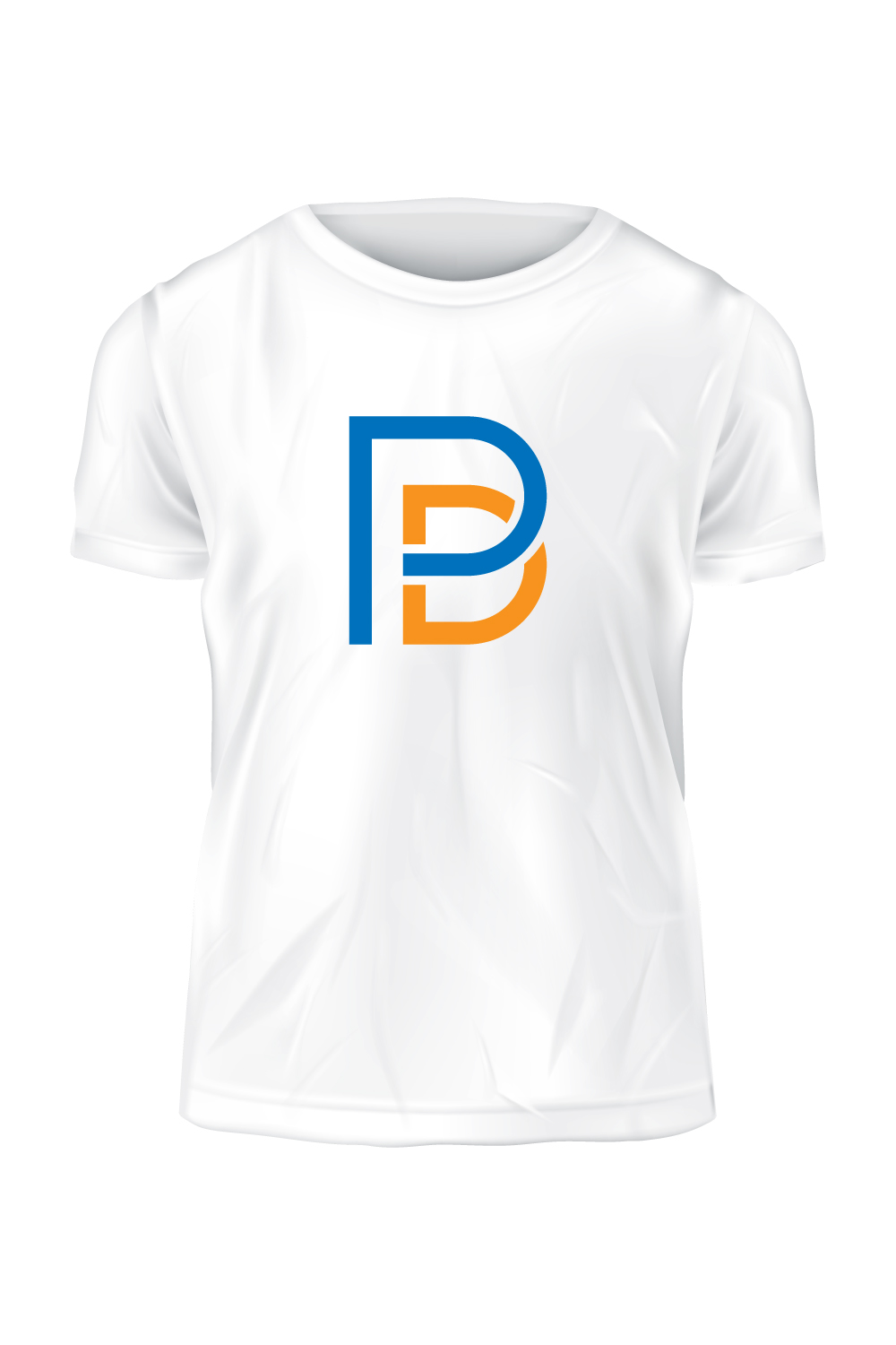 PD logo design pinterest preview image.