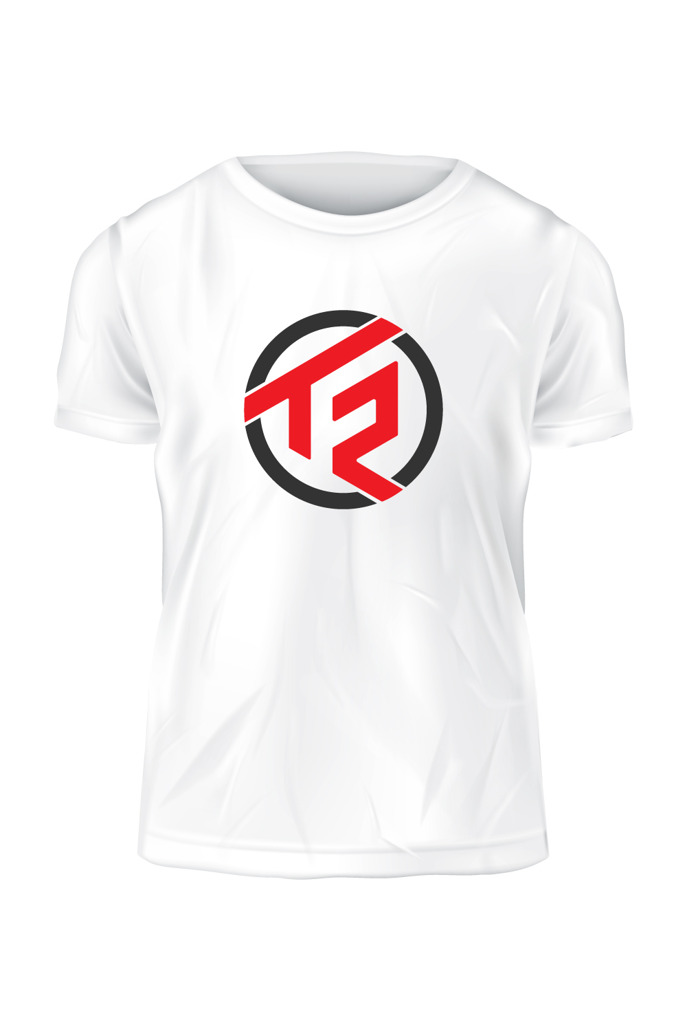 TR logo Design pinterest preview image.