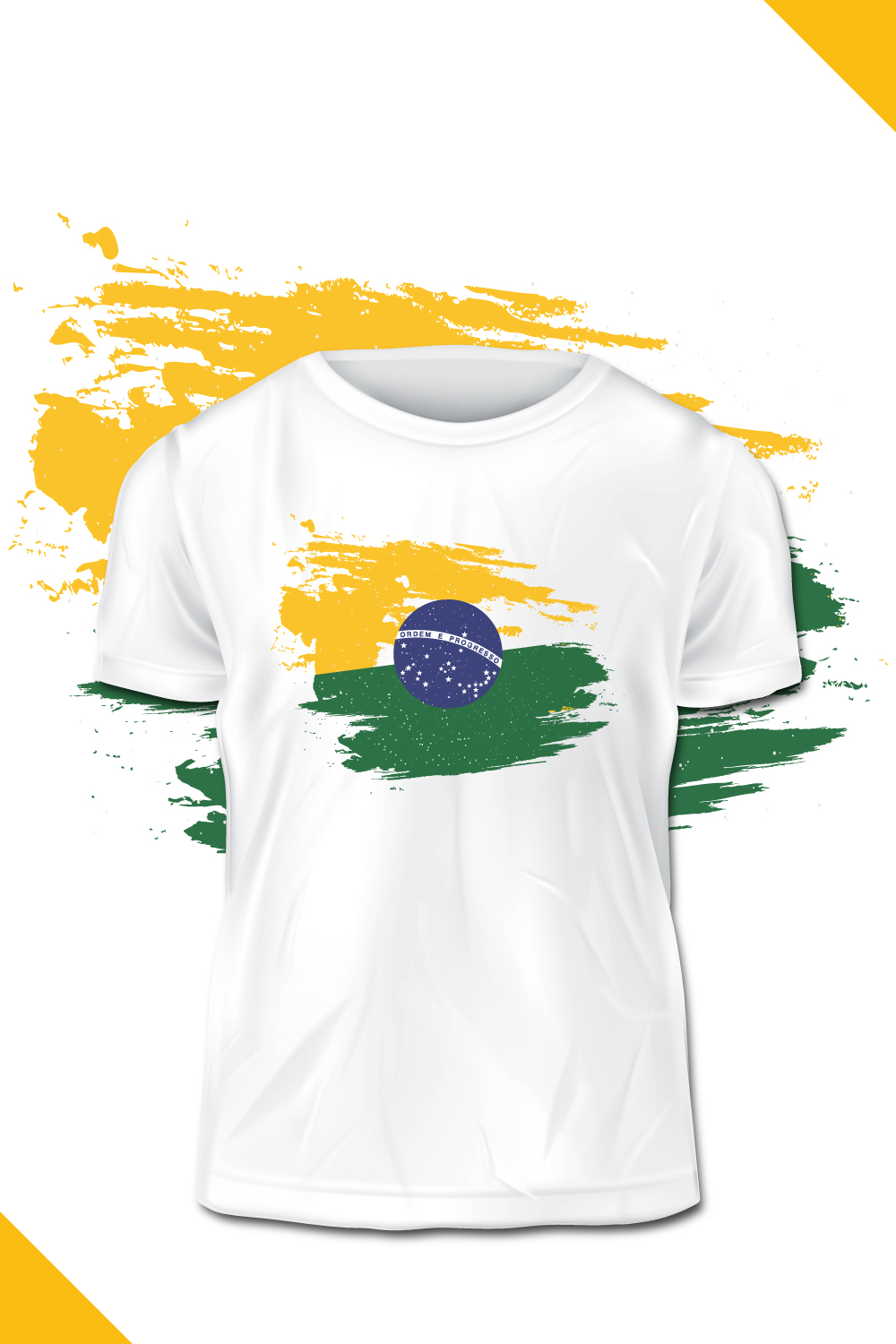 Brazil T-shirt Design pinterest preview image.