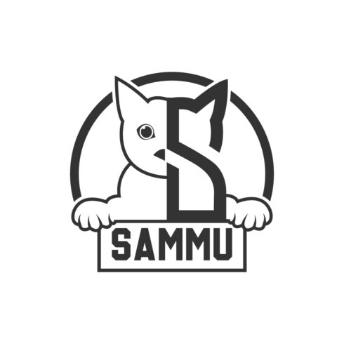 Sammu S Cat logo design cover image.