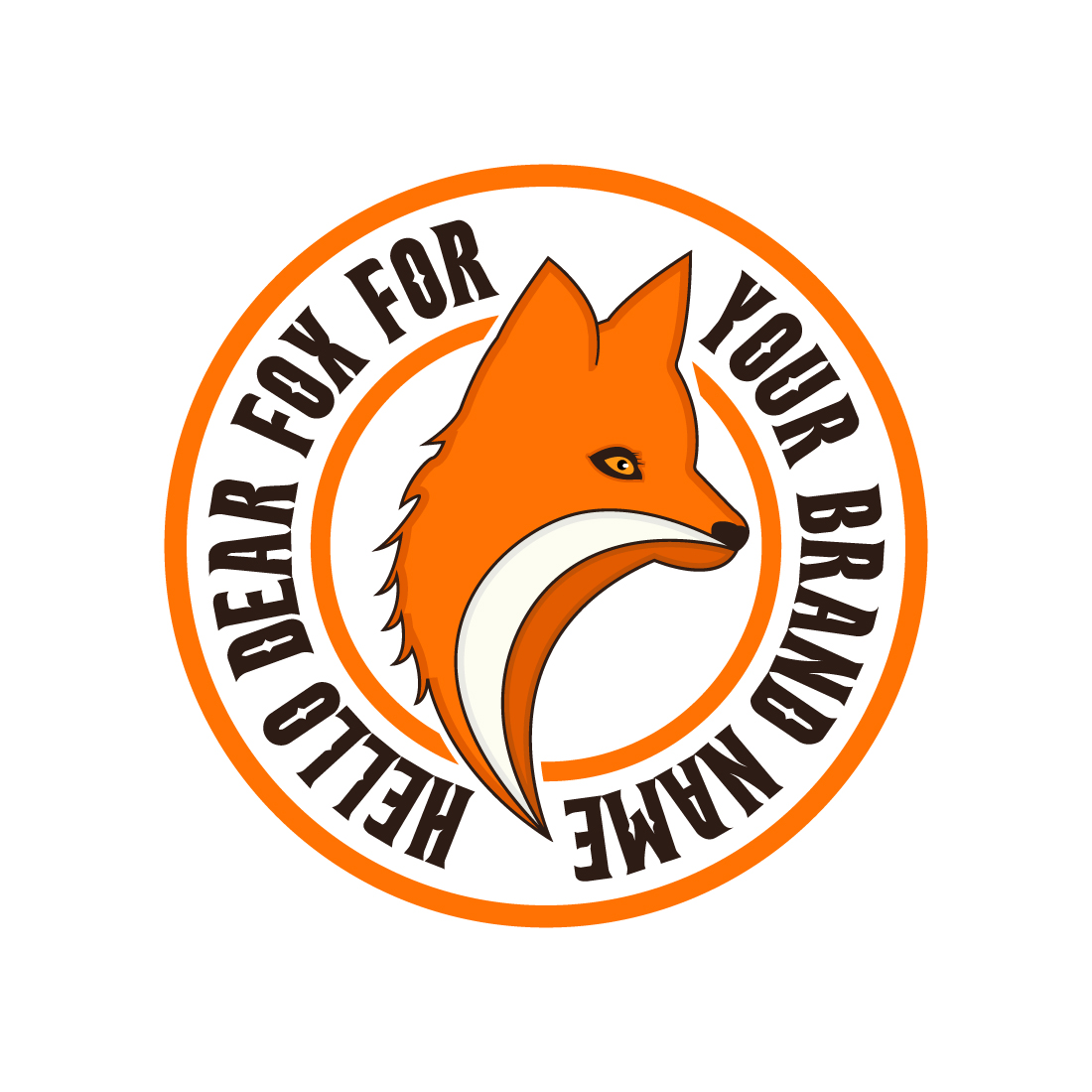 Hello Dear Fox For Your Brand Name preview image.