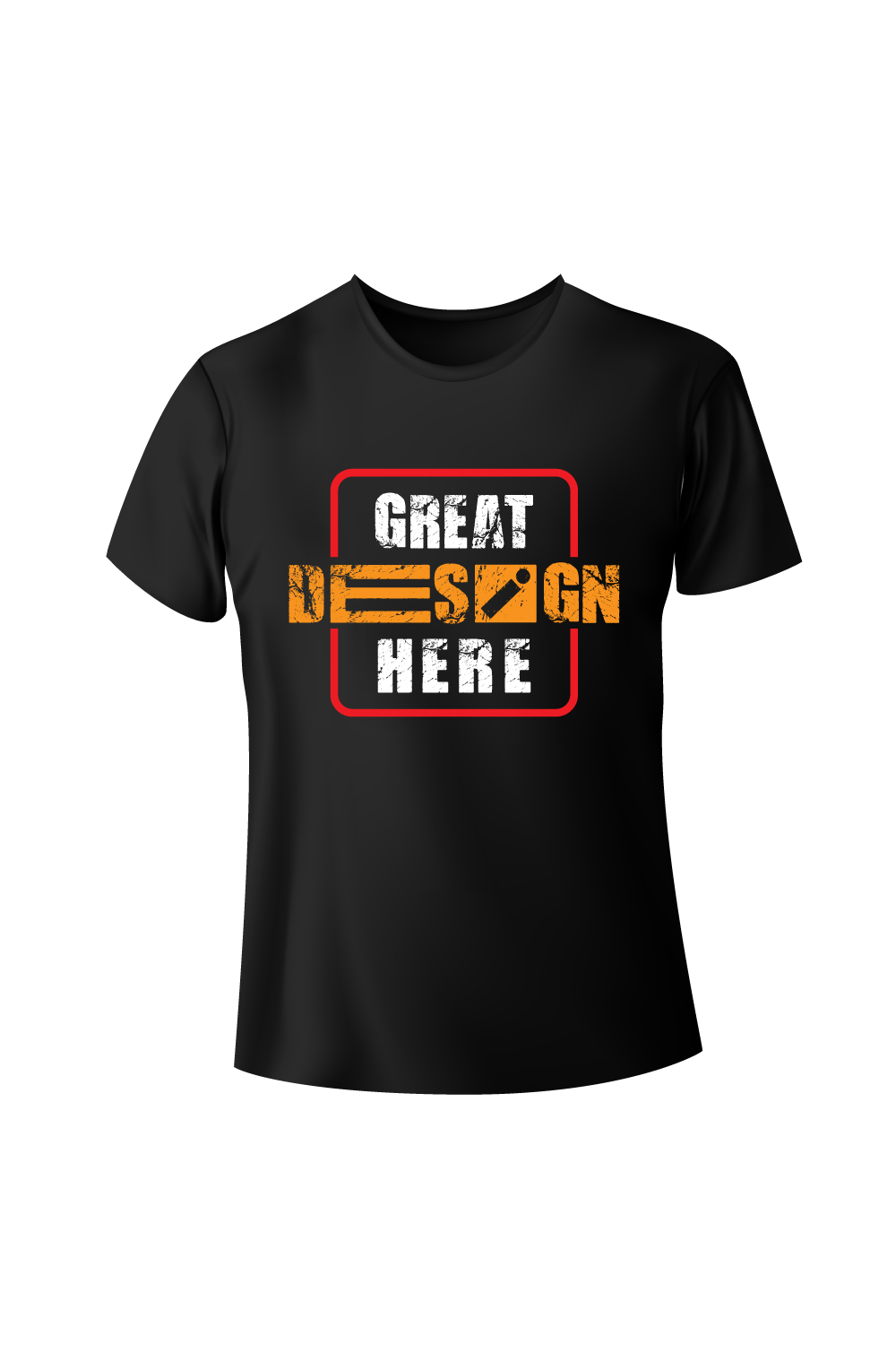 Professional T-shirt design pinterest preview image.