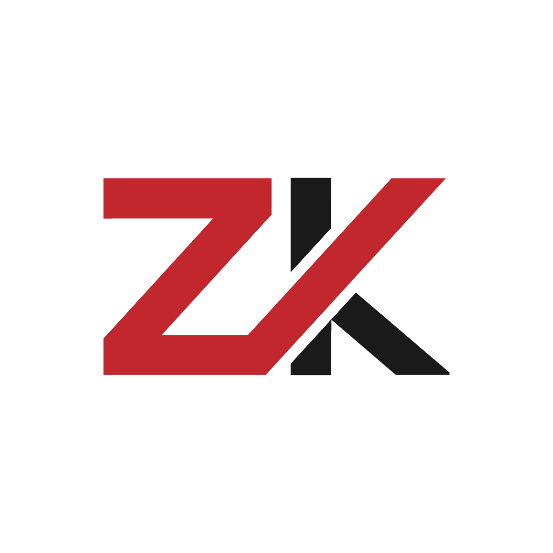 ZK logo design cover image.