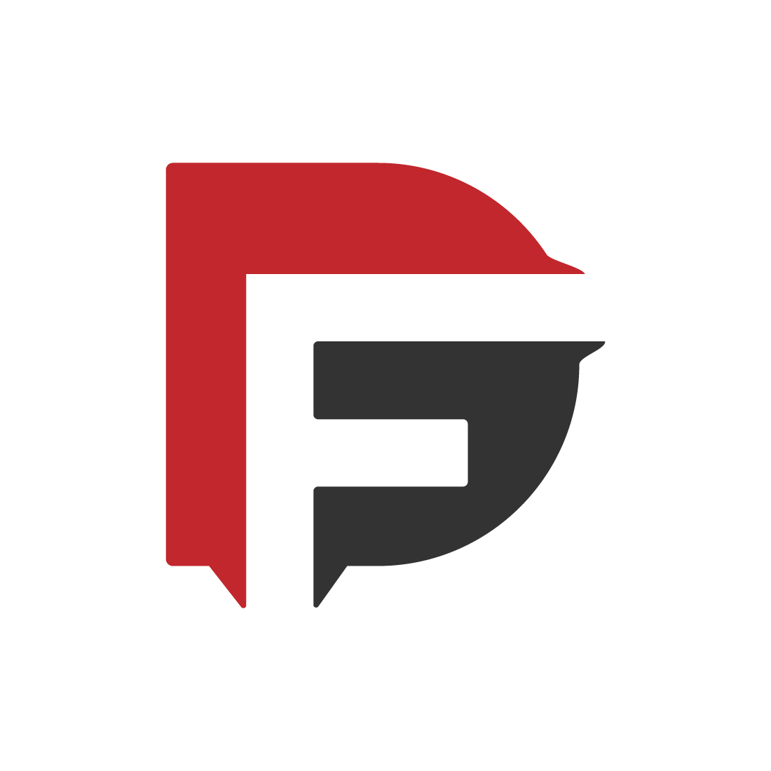 DF logo Design preview image.