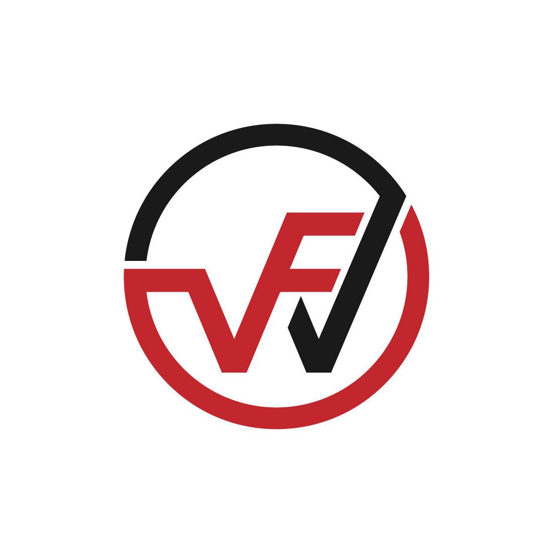 WVF logo design preview image.