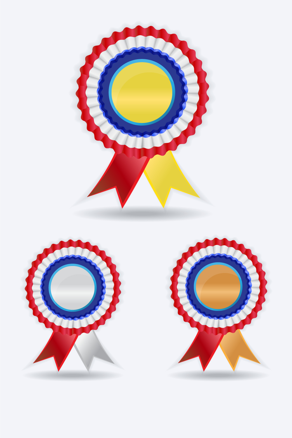 Award Golden Rosette Badge pinterest preview image.