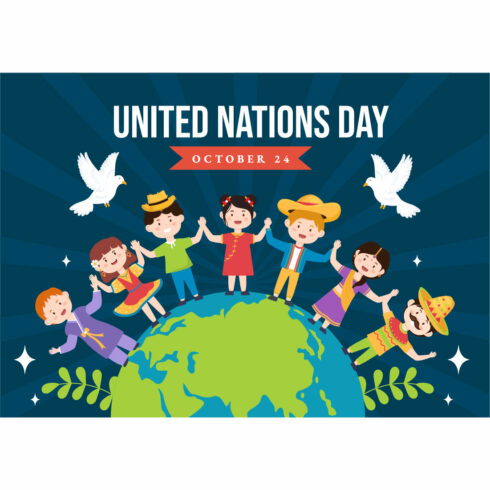 15 United Nations Day Illustration cover image.