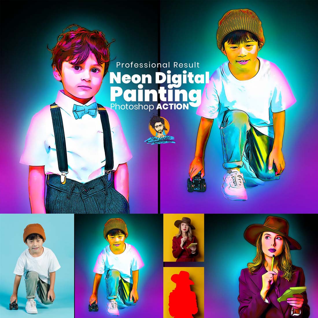 Neon Digital Painting cover image.