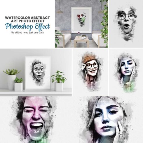 Watercolor Abstract Art Photo Effect cover image.