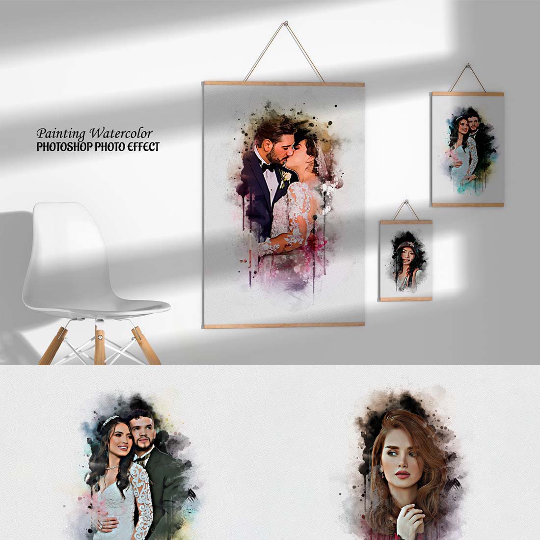 Watercolor Paint Art Photo Effect cover image.