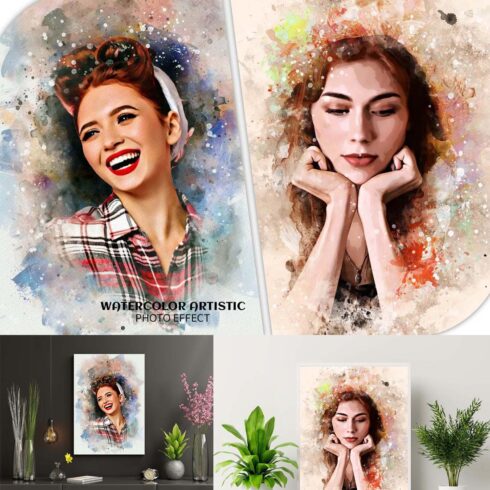 Watercolor Artistic Photo Effect cover image.