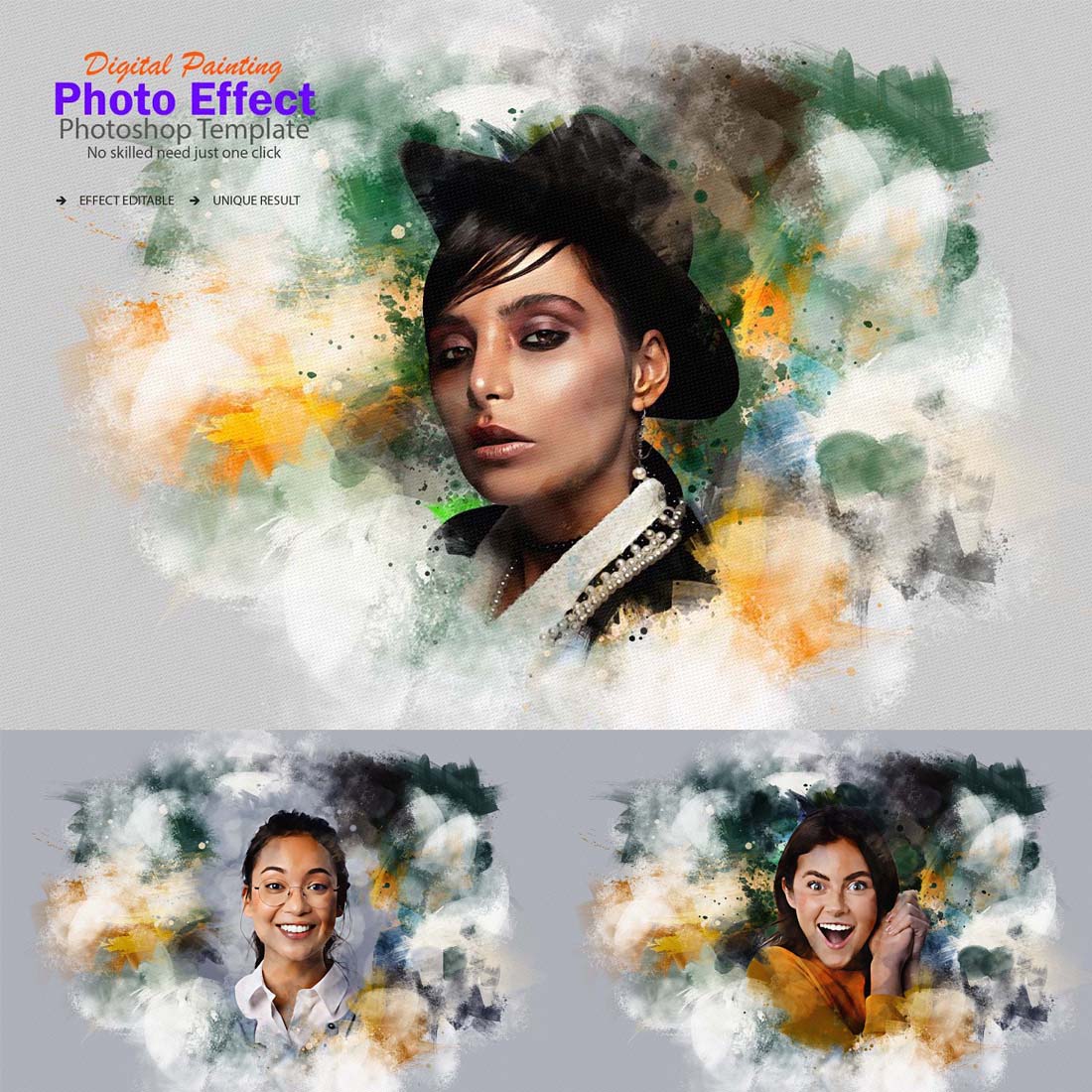 Watercolor Portrait Effect cover image.