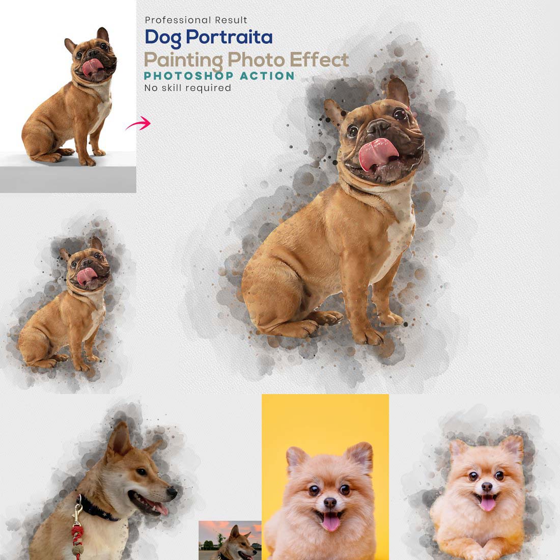 Dog Portrait Painting cover image.