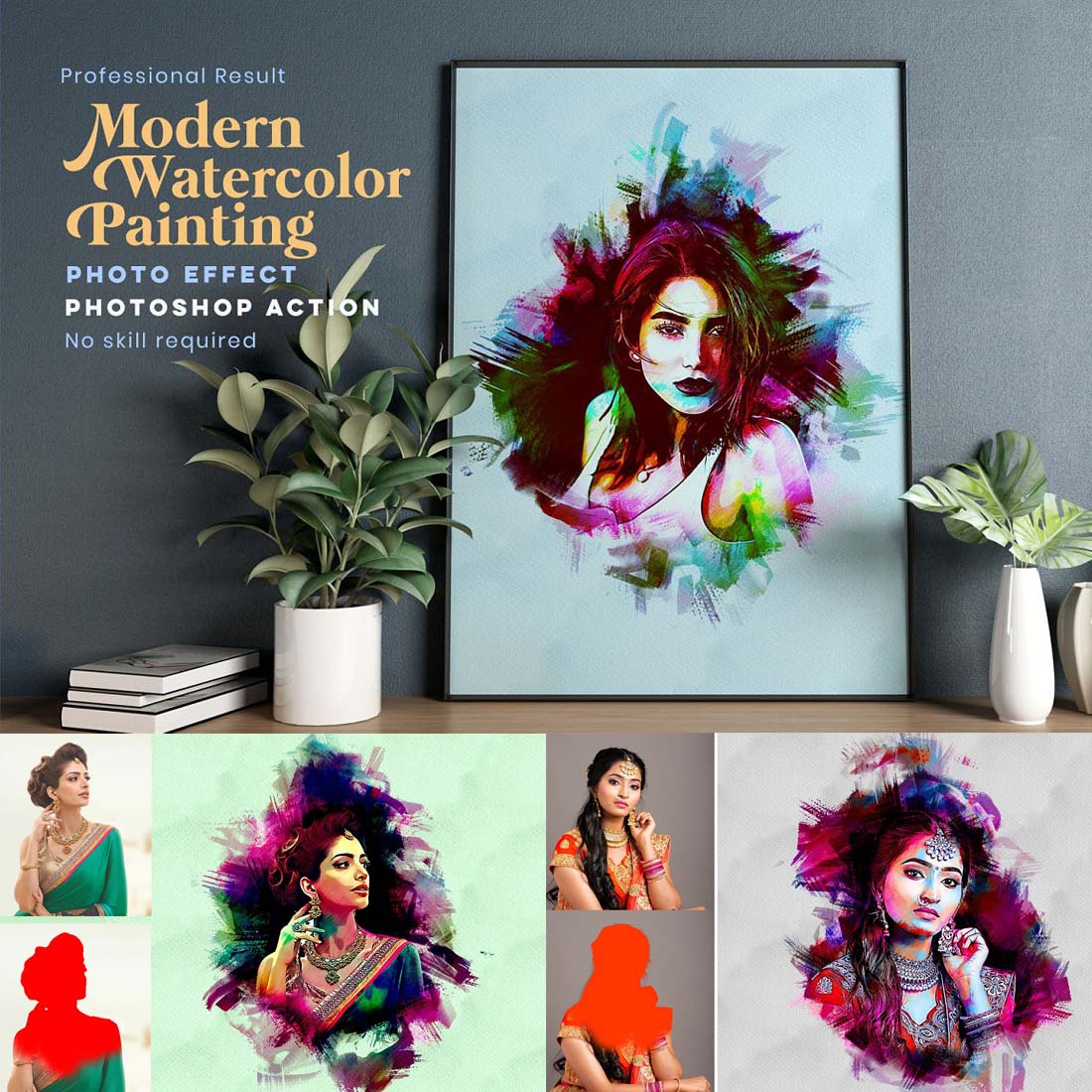 Modern Watercolor Painting cover image.