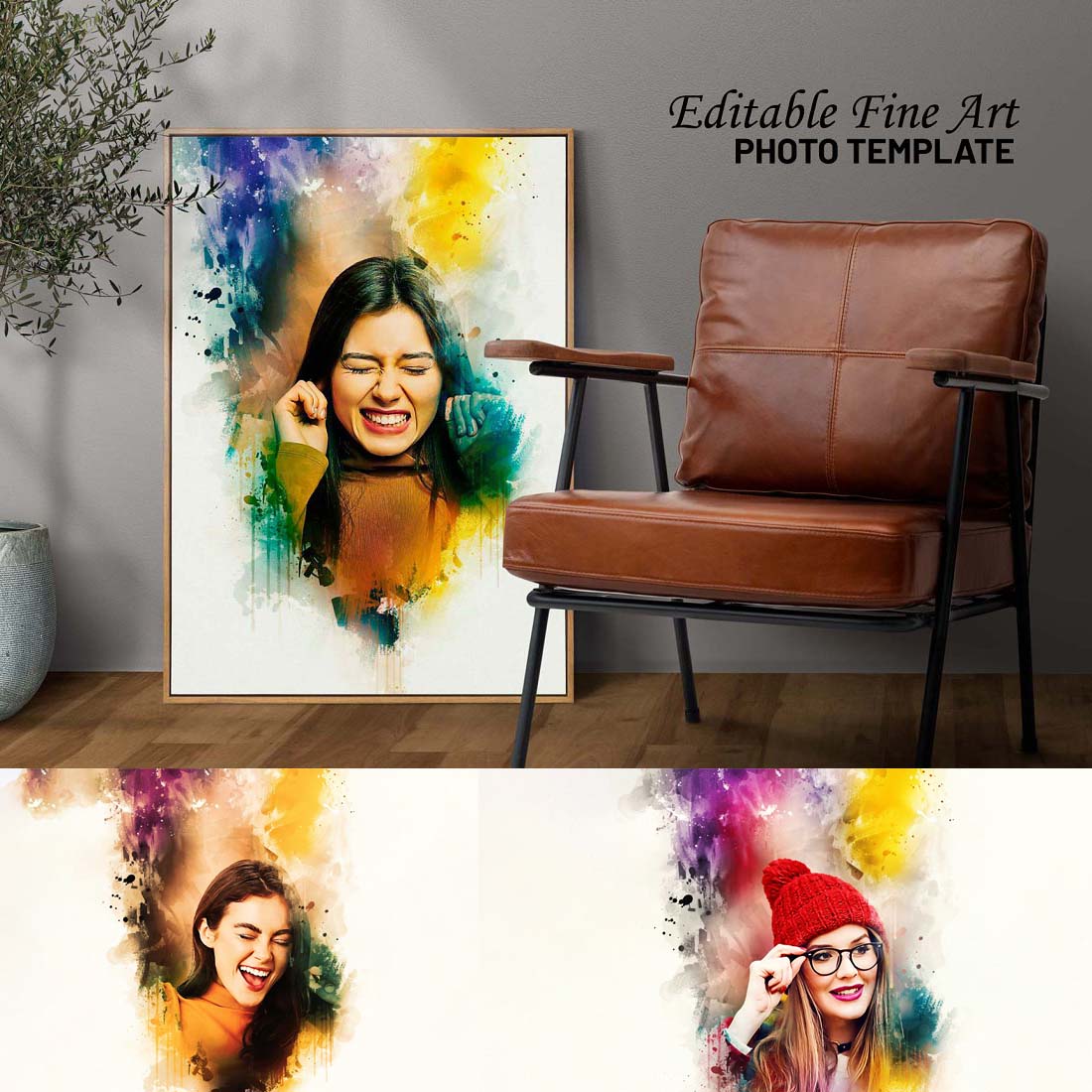 Editable Fine Art Photo Effect cover image.